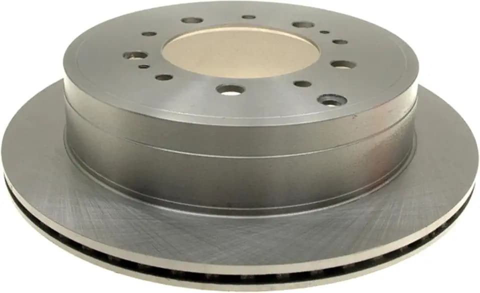 ACDelco Silver Rear Brake Rotor 18A2572A | GM 19295243 Brake Rotors for Select Lexus LX570, LX570, Toyota Land Cruiser, Sequoia, Tundra, and more