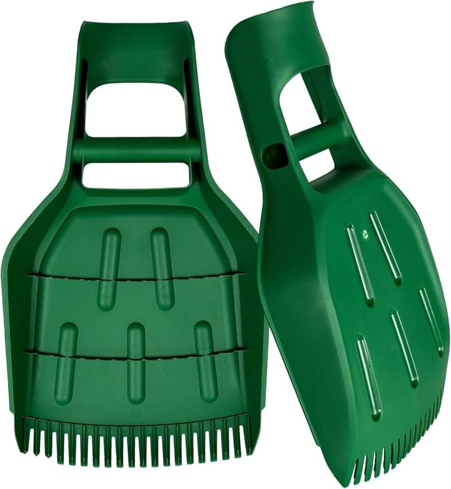 Leaf Scoops 2 Pack - Rake Grabber Claw Hand Tools