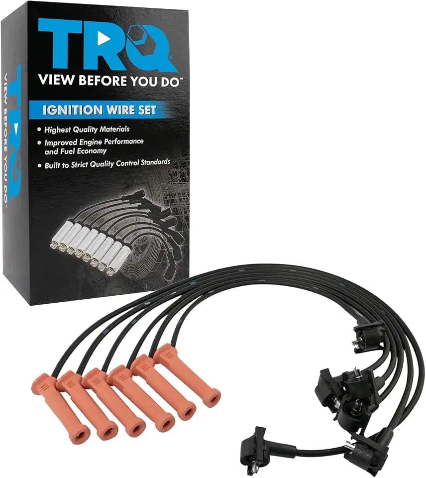 TRQ Ignition Spark Plug Wire Kit Set