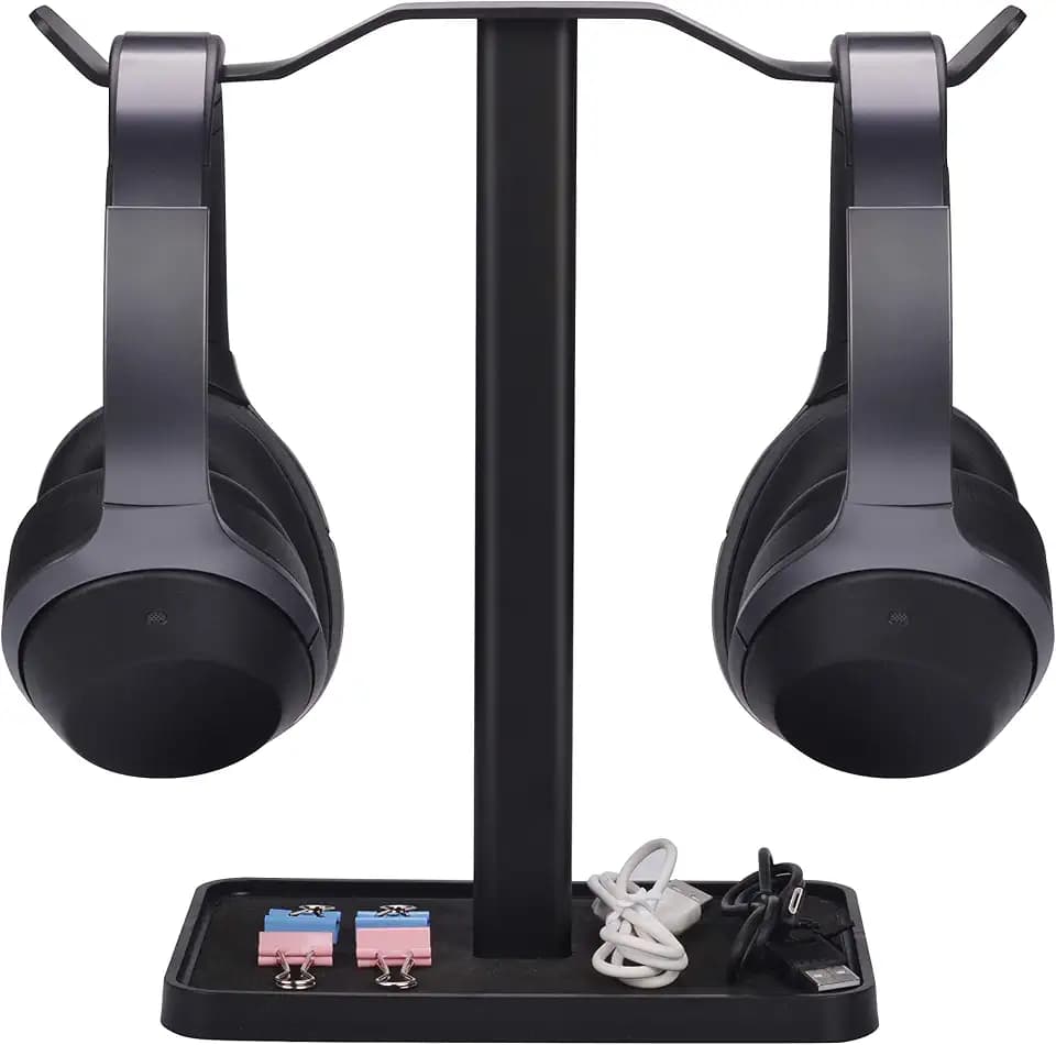Avantree Neetto HS908 - Dual Headphone Stand for Desk