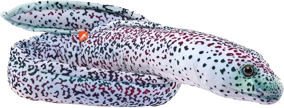 Wild Republic Sea Snakes Peppered Moray EEL Stuffed Animal - 54"