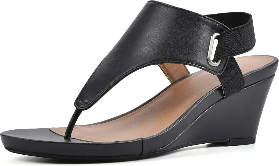 White Mountain Women's All Dres Wedge Sandal