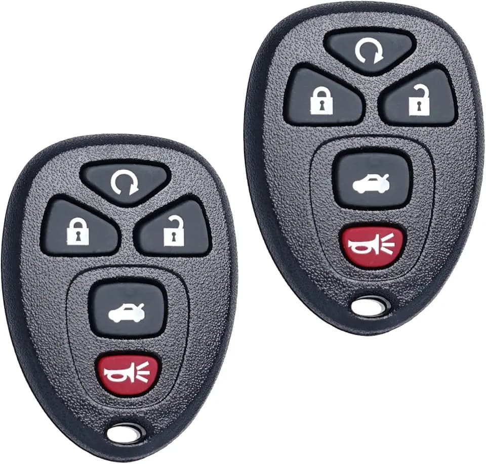 MechanMagic Keyless Entry Remote Control Key Fob Replacement Compatible for Chevy Malibu 2004-2012 Cobalt Pontiac G5 G6 Grand Prix Buick Lacrosse Saturn Aura Sky KOBGT04A 22733524 Set of 2