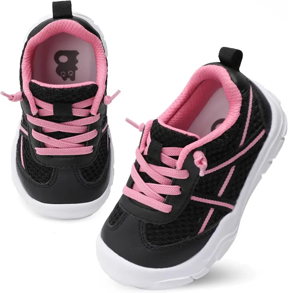 Besroad Toddler Shoes Boys Girls Barefoot Walking Shoes Kids Breathable Running Sneakers Slip On Tennis Shoes
