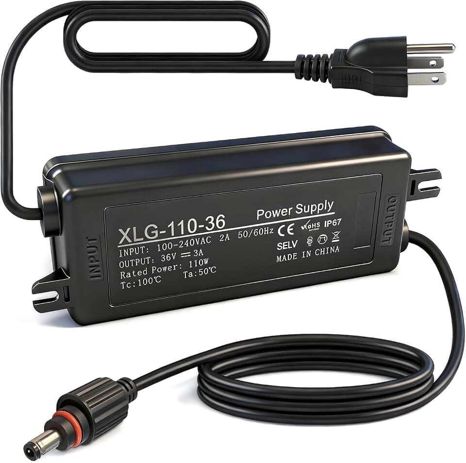 3A 36V Power Adapter Charger for Govee Outdoor Light H706A/B/C H707B/C