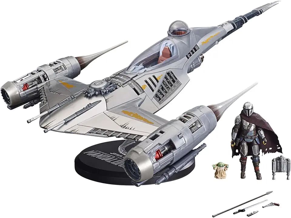 Hasbro Star Wars The Vintage Collection Mandalorian's N-1 Starfighter, Action-Figur (9,5 cm) und Fahrzeug zu The Mandalorian