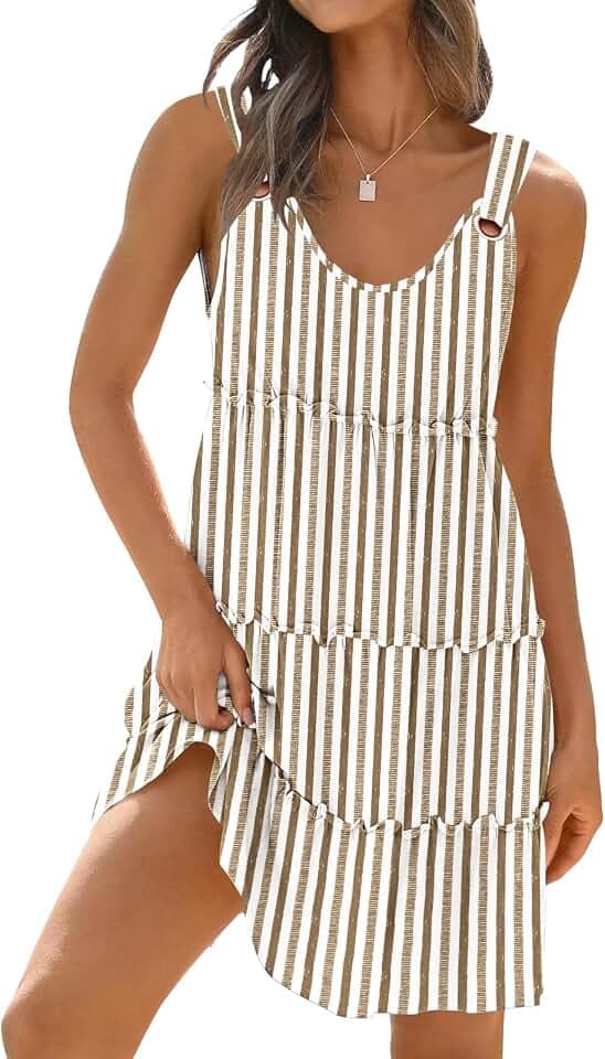 Sundresses for Women 2026 Vacation Swimsuit Cover Ups Floral Beach Dress