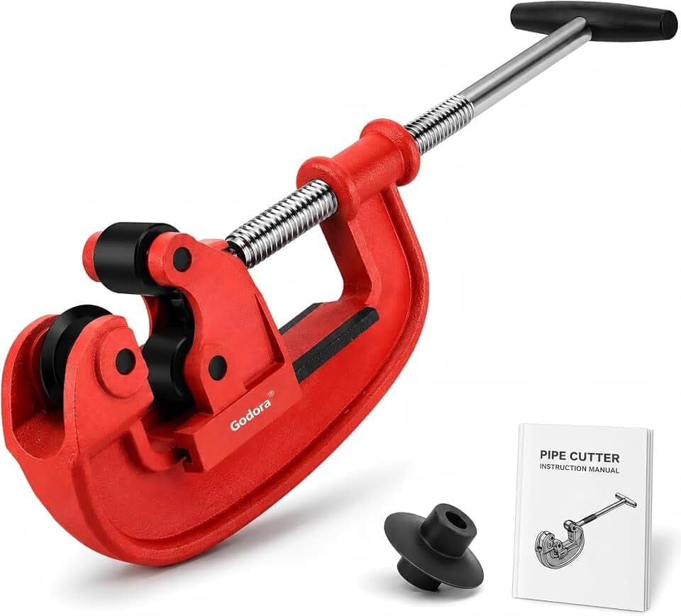 1–3 Inch Heavy Duty Pipe Cutter with Extra Blade