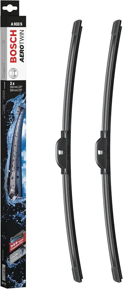 BOSCH 3397118933 AeroTwin Wiper Blade Combo Pack - Set of 2 (22" & 22")