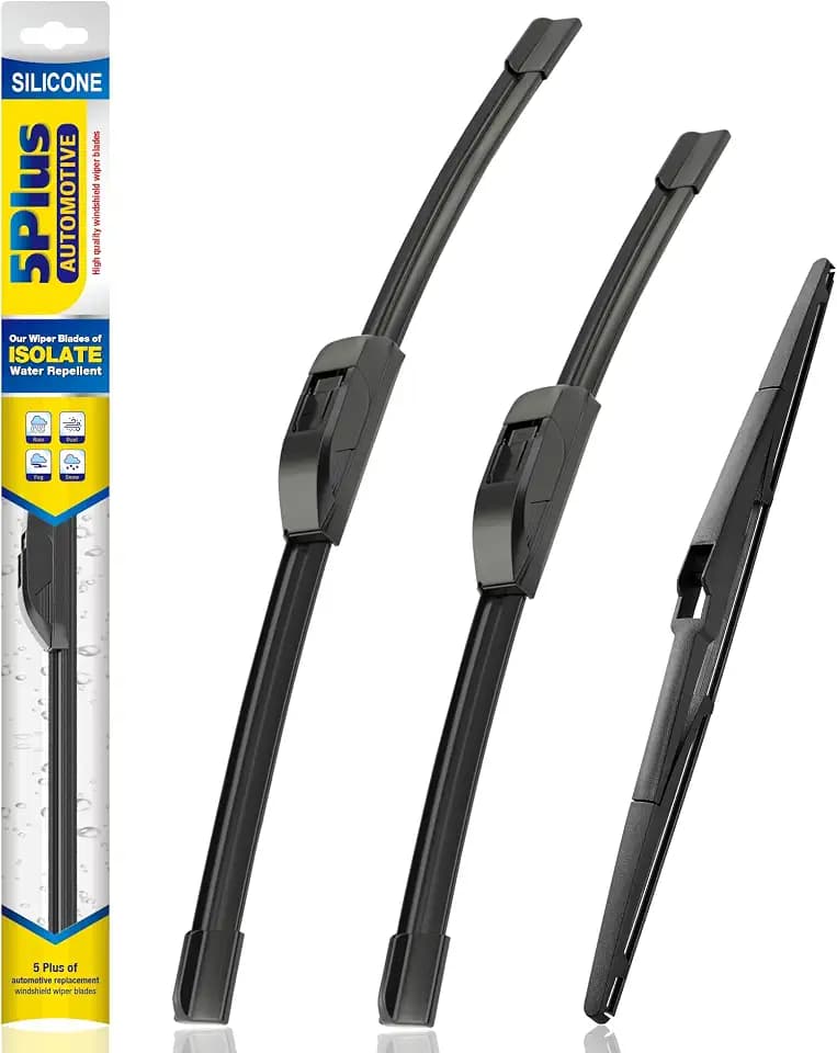 5 PLUS Silicone Windshield Wipers Fits Hyundai Tucson 2016-2021 (3 PACK)