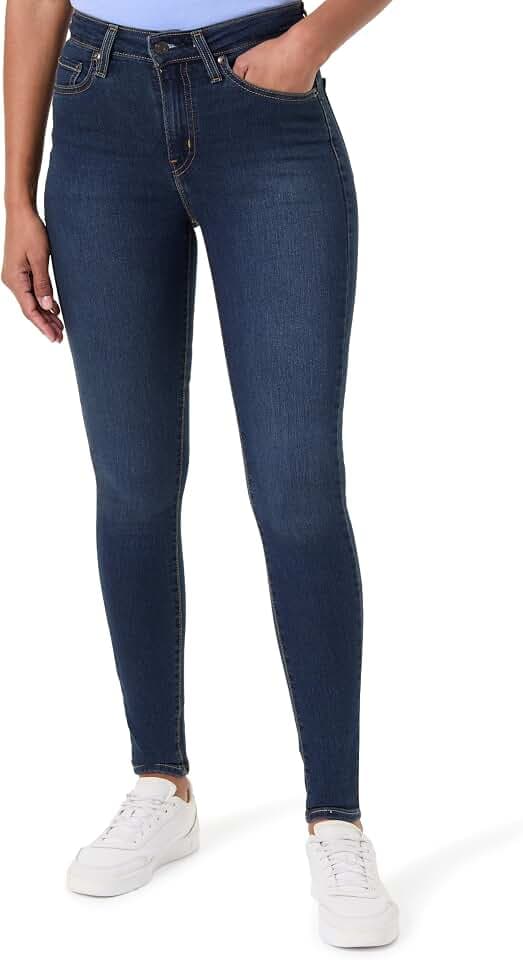 Levi's Damen Jeanshose 721 mit Stretch-Anteil, Skinny Fit, Blau (Eternal Indigo Drk Tint), W26/L30