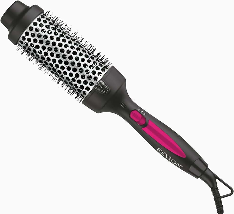 REVLON Perfect Match Hot Styler Heated Styling Brush, 1.75" Barrel