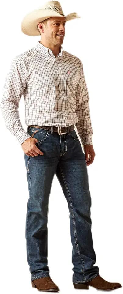ARIAT M4 Performance Pro Ripped Bootcut Jeans in Blackstone