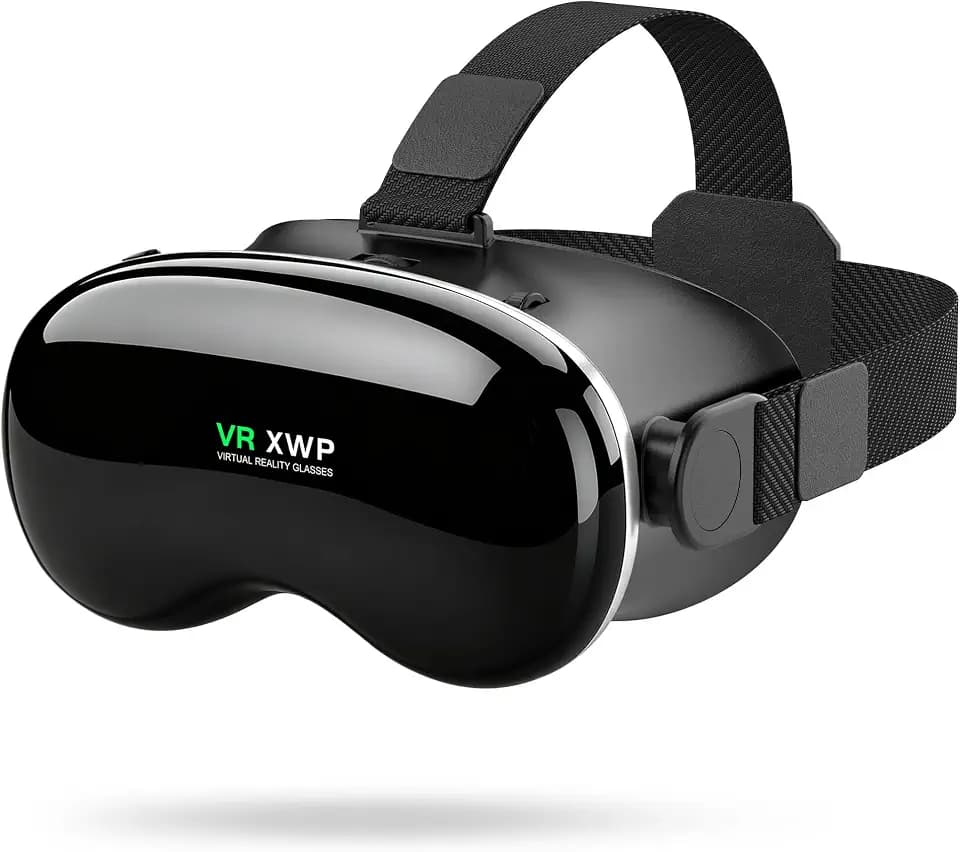 XWP VR Brille Handy, 3D Virtual Reality Headsets Brille Mit HD-Optiklinse, Kompatibel Mit iPhone/Android (4.7–7.0") Smartphones, Für Lernen, Filme & Gaming, Geburtstagsgeschenk Für Kinder & Familie