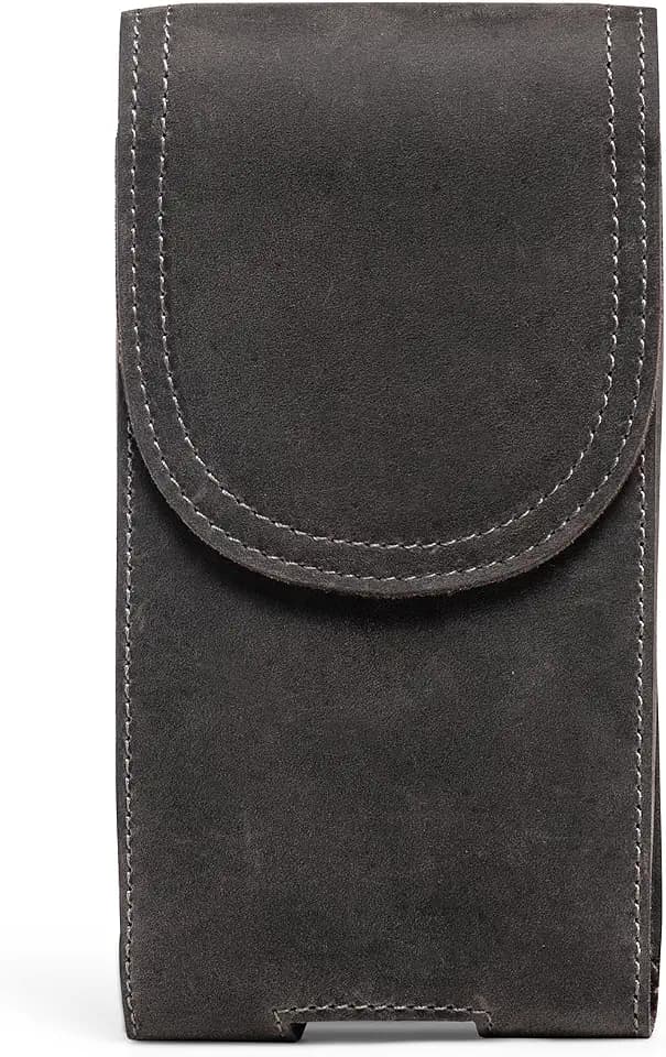 Echtes Leder für iPhone 17 Pro Max Gürteltasche Handyhüllen Tasche für iPhone 16 15 14 13 Pro Max/Samsung Galaxy S25 S24 S23 Ultra, S25+, A06 F06 5G Handytasche Holster mit Gürtel Clip