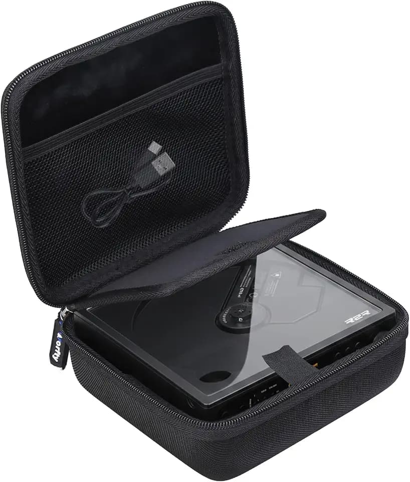 Case for FiiO DM15 Portable Stereo CD Player - Hard Travel Protective Carrying Storage Bag, Box Only (Black)