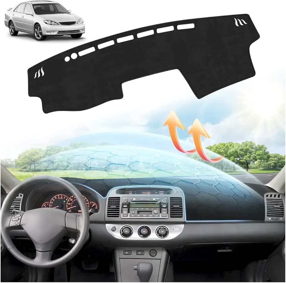 CARTIST Dash Cover for Toyota Camry 2002-2006 Dashboard Cover Mat