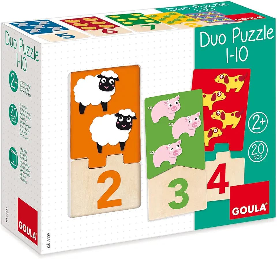 Jumbo Spiele Goula D53329 - Holzpuzzle - Duo