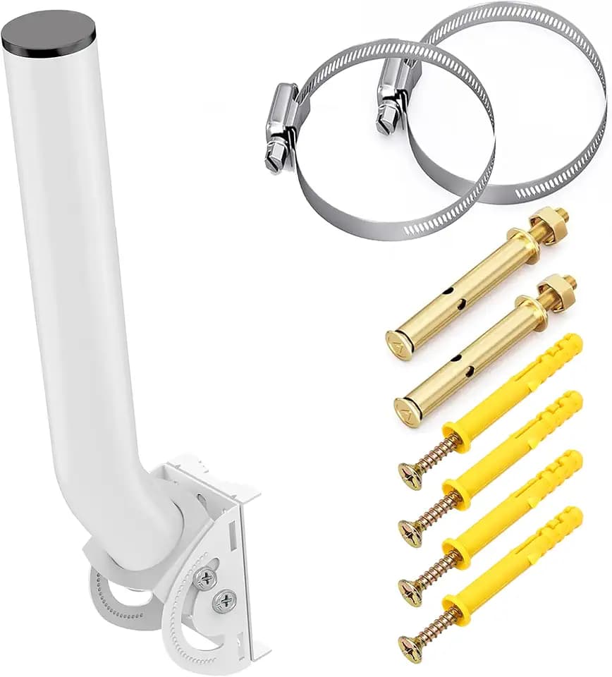 Wireless Bridge Mount, Dual Screw Locking,160° Adjustable J Pole AP Bracket