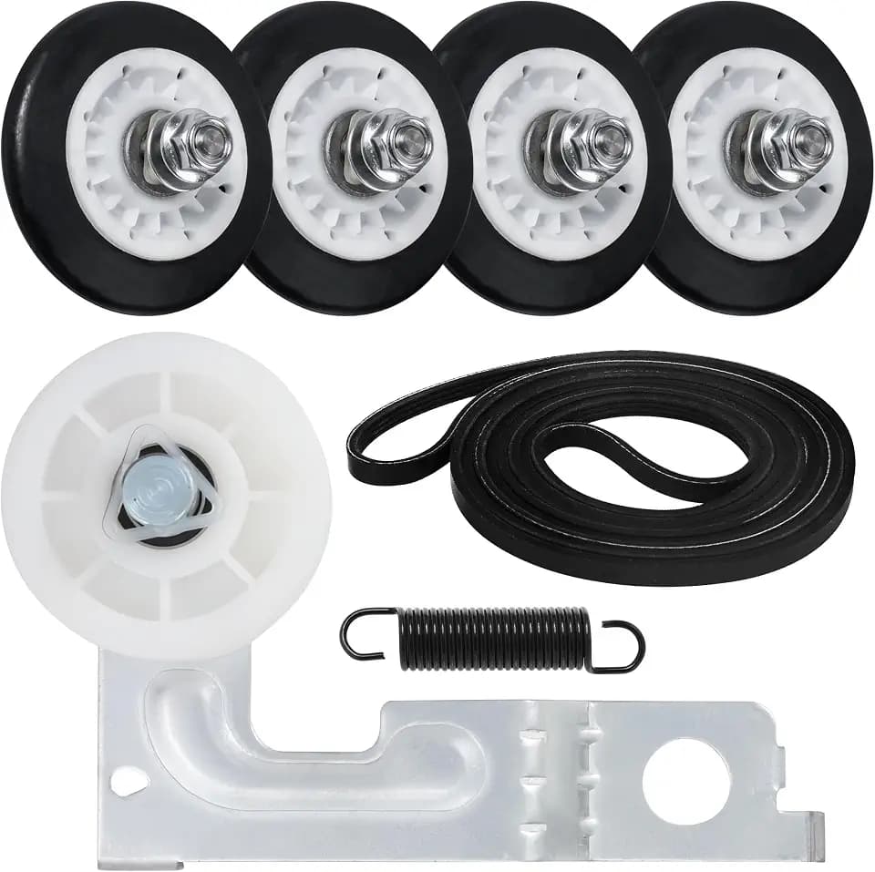 AGM75510755 Dryer Rollers Kit & 4561EL3002A Idler, 4400EL2001F Belt for LG