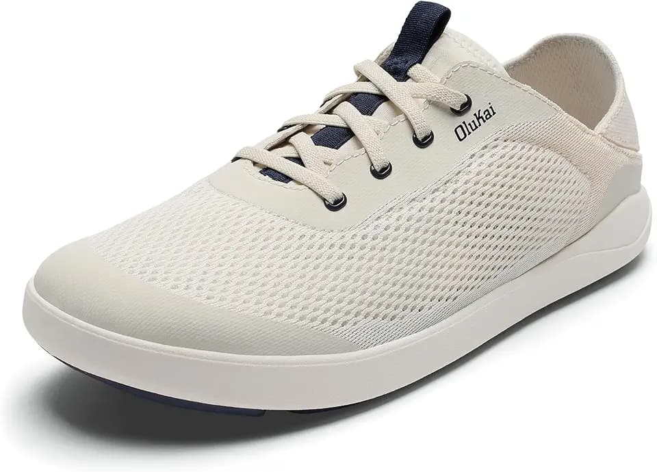 OluKai Men's Moku Pae Slip-On Boat Shoes, Cushioned Deck & Dock Shoe