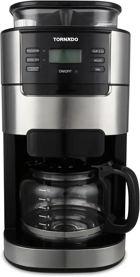TORNADO TCM1025A-GS | Kaffeemaschine mit Mahlwerk