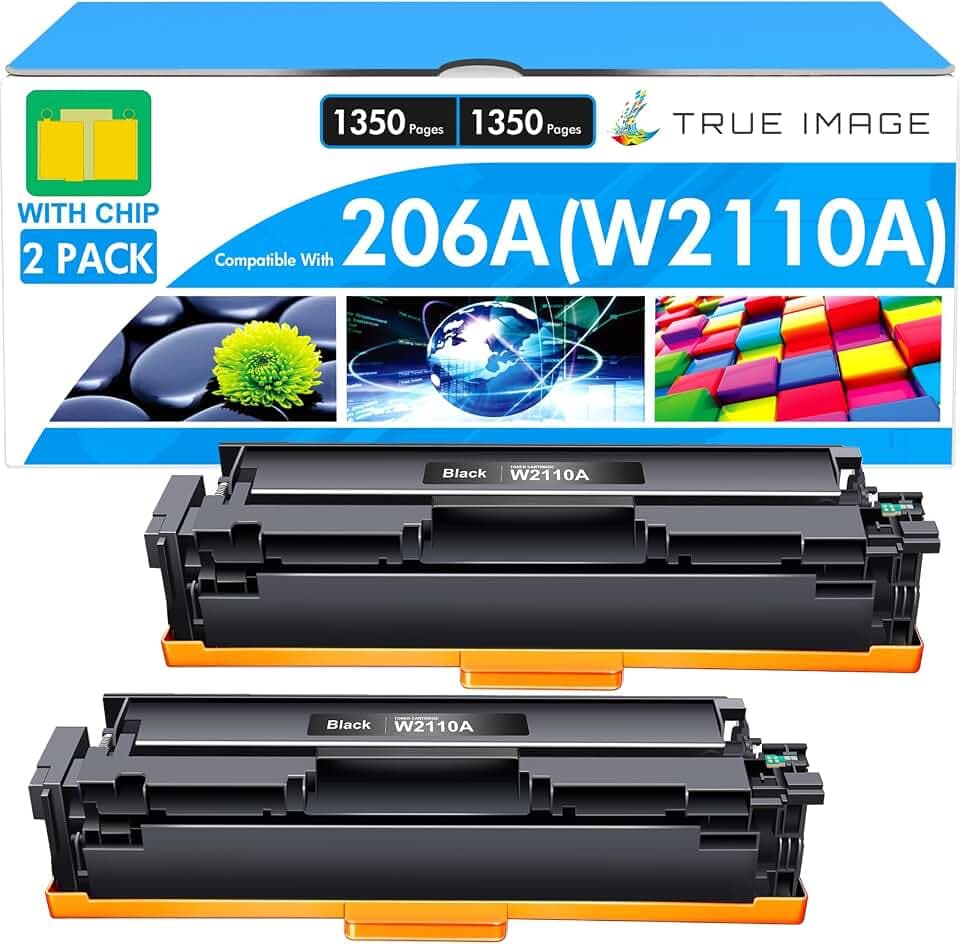 206A W2110A Black Toner Cartridge for HP 206X MFP M283fdw M283cdw M255dw