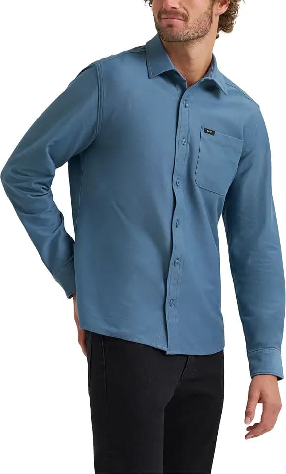Lee Men's X Knit Long Sleeve All-Purpose 1 Pocket Shirt