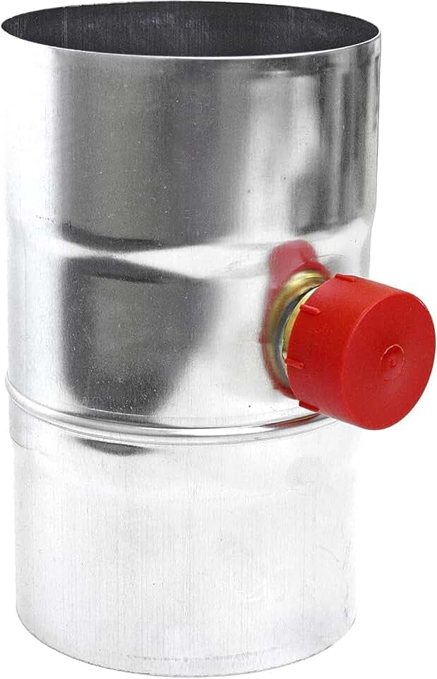 SAREI Regenwassersammler aus Zink, DN 87, Regenwasser nutzen, einfache Montage in Fallrohr, direkt Wasser sammeln, Nennweite 87 mm