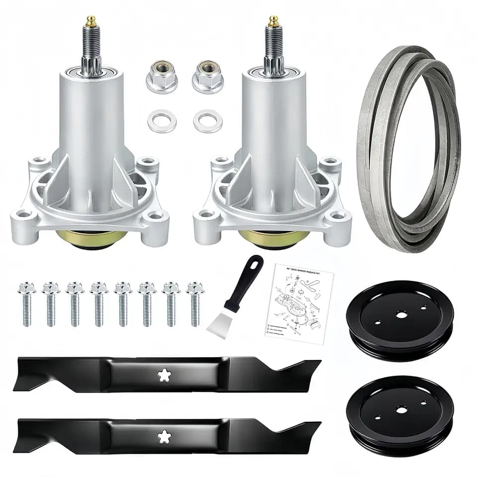 46 Inch Deck Mower Rebuild Kit for Husqvarna YTH22V46,187292 192870 Spindle