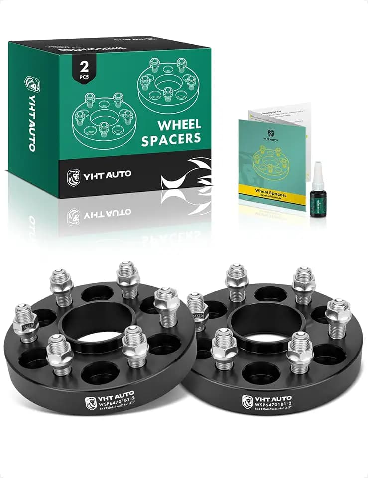 YHTAUTO 6x120 Hub Centric Wheel Spacers 1 Inch for Buick, Chevy, GMC