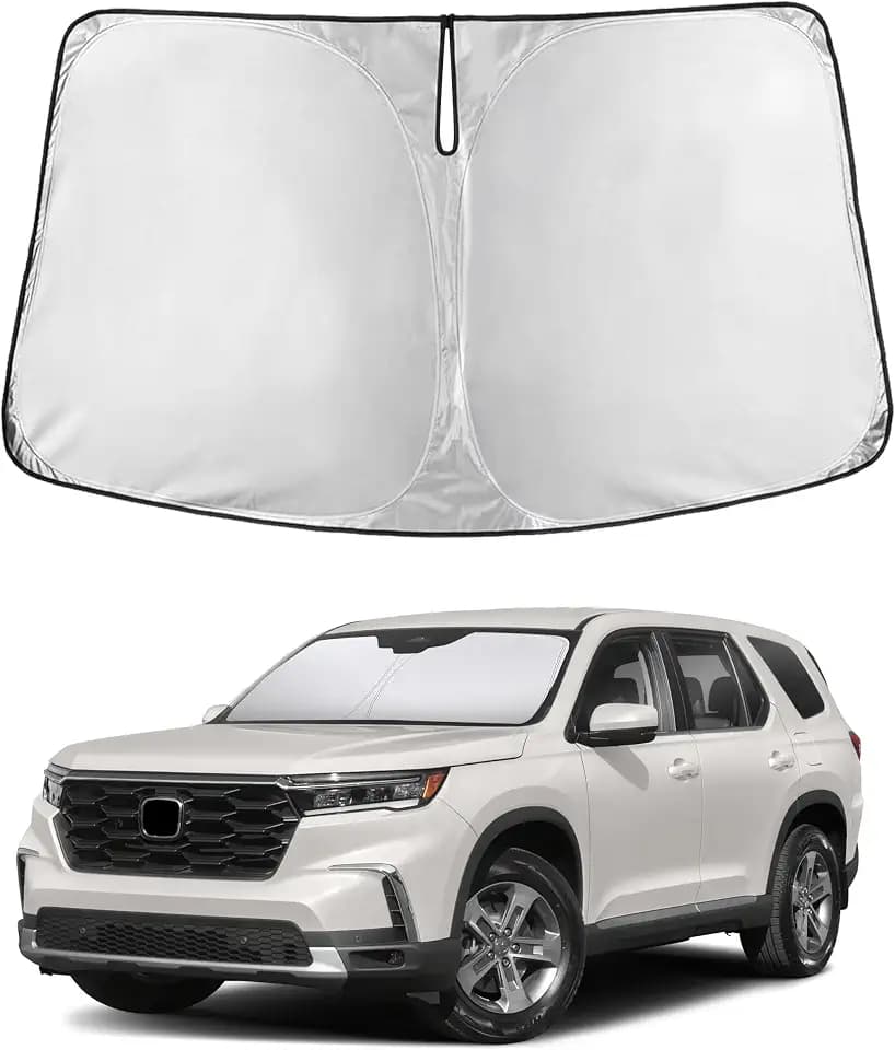 EcoNour Windshield Sunshade Compatible for Honda Pilot 2016-2024 2025 2026