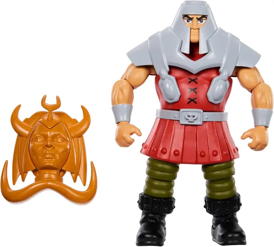 Masters of The Universe Origins Action Figure Cartoon Collection Ram Man, 5.5-inch 1980s Motu TV Human Battering Ram, Detailed Design & Accessory