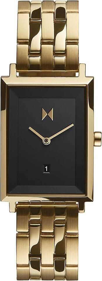 MVMT Analog Quarzuhr für Damen Kollektion Signature Square mit Edelstahl- oder Lederarmband