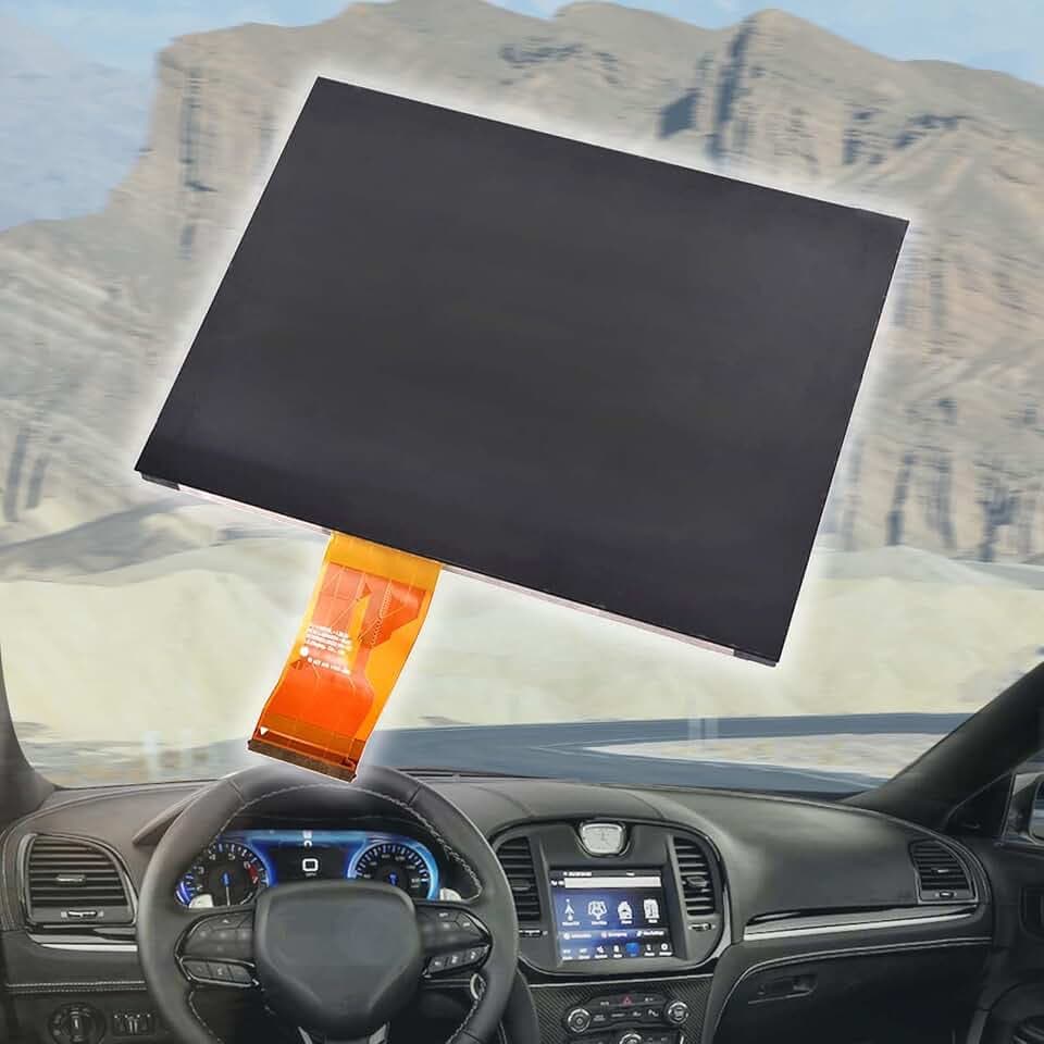 Replacement 8.4" Uconnect 4C UAQ LCD Monitor Touch-Screen Navigation Compatible with 2017-2020 Jeep Chrysler Dodge Ram 1500 2500 3500 LA084X01-SL01 LA084X01SL02