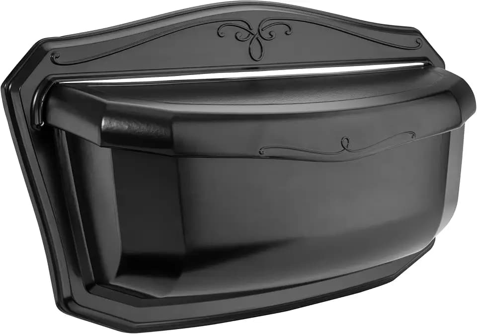 Architectural Mailboxes Villa Wall Mount Mailbox, Black, Small
