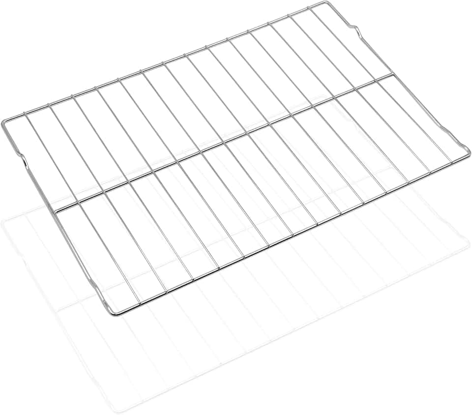 WB48X20249 Oven Rack Compatible with GE Stove Oven Parts Oven, 23.7 x 16 Inches, 304 Stainless Steel Oven Wire Rack Replacement for Hotpoint Stove Parts Oven Rack