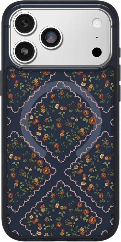OtterBox iPhone 18/17 Pro Max Symmetry Series Clear Case - Blue Floral