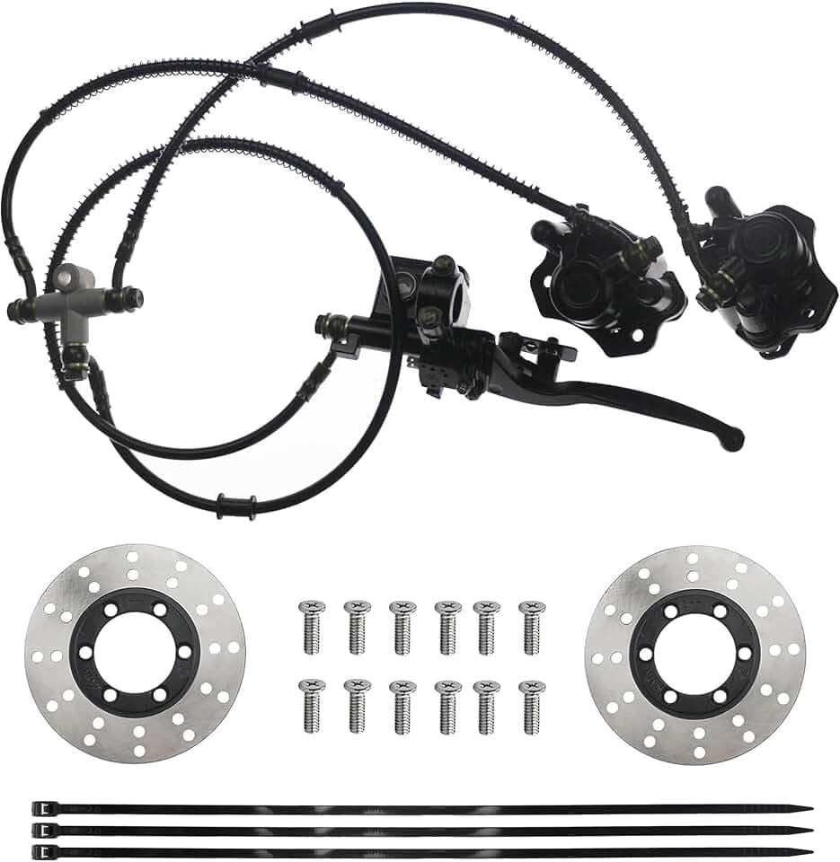 PRO BAT 22mm Front Hand Hydraulic Twin Disc Brake Calipers Full Assembly