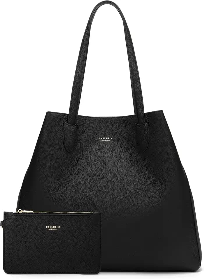 Carlheim, Gotland Genuine Leather collection, Evelyn Genuine Leather Handbag (Black)