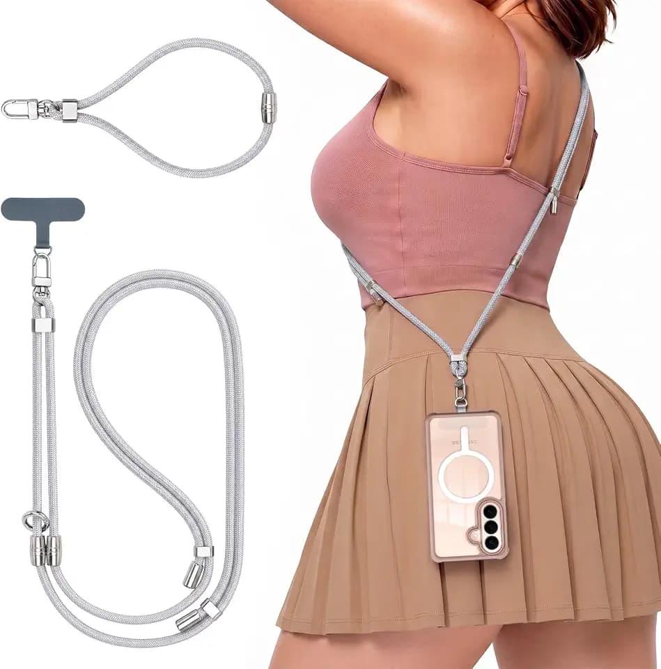 Phone Lanyard, Crossbody Lanyard & Wrist Strap 3-in-1 Adjustable