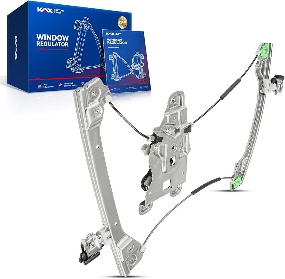 KAX Front Left Driver Side Power Window Regulator w/Motor Fit for Equinox