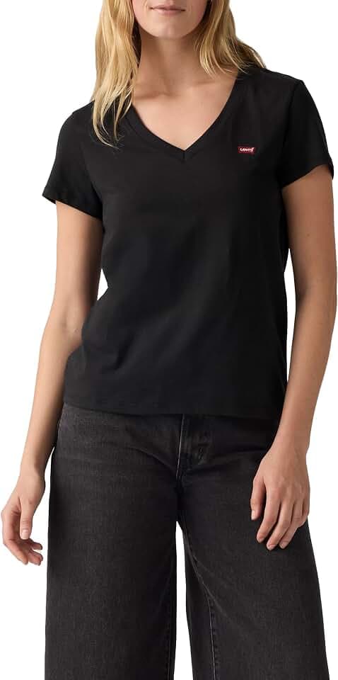 Levi's Damen 2pack Perfect Vneck Tees T-Shirt (2er Pack)