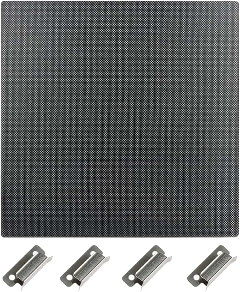 IdeaFormer Glas-Druckplatte 235×235mm mit 4 Clips für Ender 3