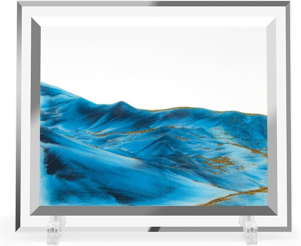 Coitak Wandbild, Sandbild, dynamische Sandbild, für Zuhause und Büro, 17,8 x 22,9 cm 12x10inch