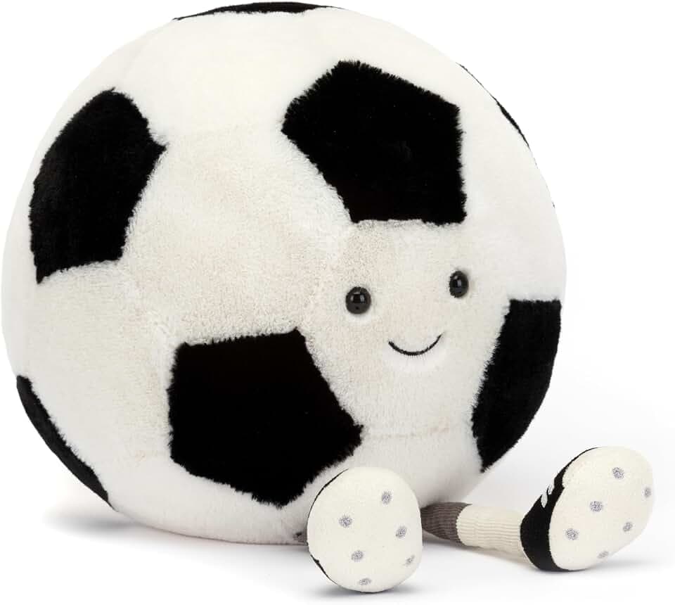 Jellycat Fun Sports Fußball - H 23 cm x L 21 cm