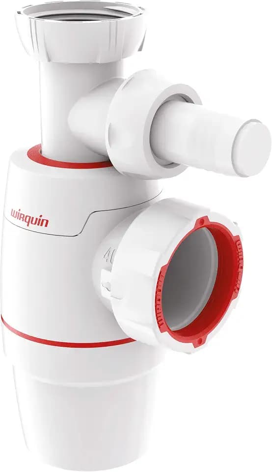 Wirquin 30722149 Wirquin Neo, Siphon für Spülbecken, mit Waschmaschine, D40