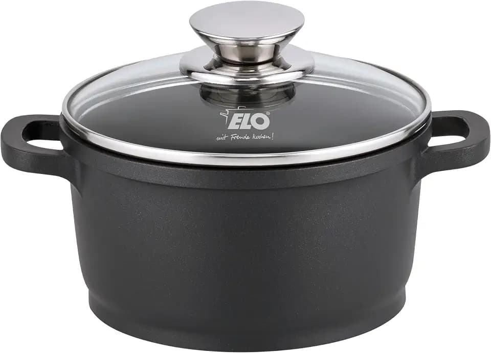 ELO Kochtopf ALUCAST D 16 cm grau Topf Universaltopf Suppentopf Bratentopf