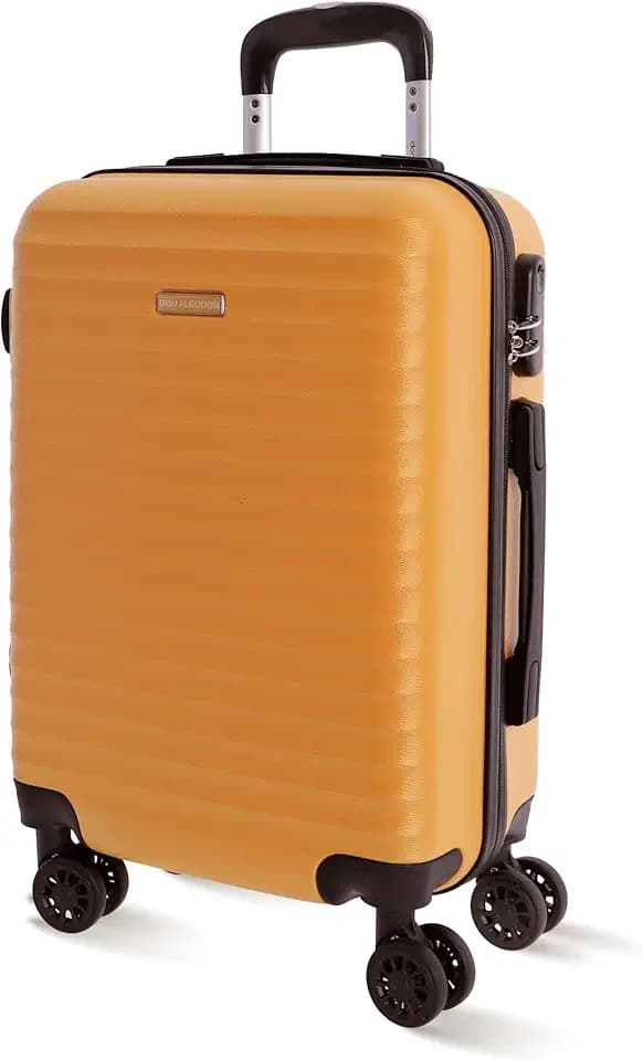 DON ALGODON - Koffer - Handgepäck Koffer 55x40x20 -Reisekoffer mit 4 Rollen 360º leicht- Hartschalenkoffer - ABS - 32 L - Trolley - Carry on Luggage - rollkoffer - Klein & Mittelgroß - Iris