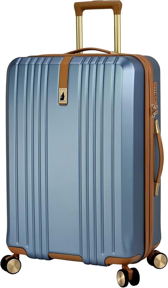London Fog Southbridge 25 Inch Expandable Spinner HS, Slate Blue